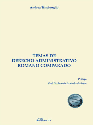 cover image of Temas de derecho administrativo romano comparado